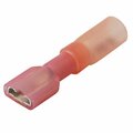 Pacer Group Pacer 22-18 AWG Heat Shrink Female Disconnect - 100 Pack TDE18-250FI-100